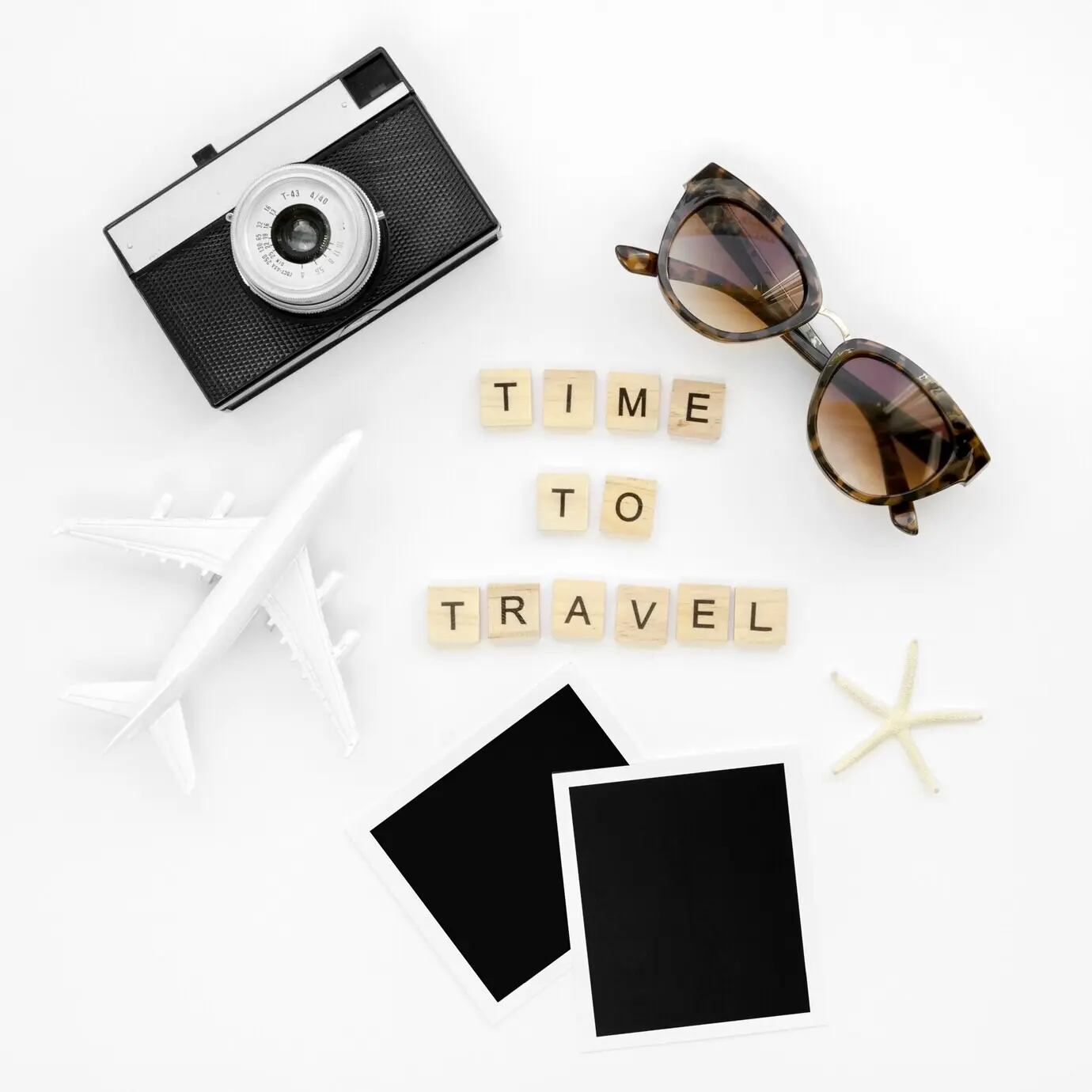 Nachricht zum Reisen und zu Werkzeugen